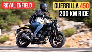 Royal Enfield Guerrilla 450 Ride Exhaust Note  200 KM In City Highway & Hills