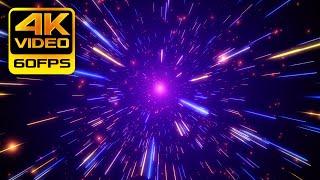 4K Fast Moving Laser Lights Hyperspace- Motion Graphics Animated Background ║ TikTok Instagram Trend