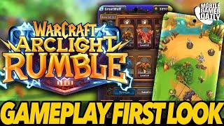 Warcraft Rumble Gameplay First Look - Epic Action Strategy Battles iOS Android