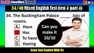 Eementary Mixed English Test With Answers Part 17