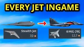 I GOT 1 KILL WITH EVERY JET INGAME from low tier to Top tier Germany