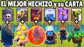 EL MEJOR HECHIZO y su CARTA  NUEVO HECHIZO Y MAGO  Clash Royale