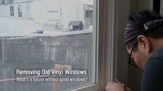 Removing Old Vinyl Window & Prepping the Rough Opening