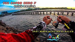 only here that is FREE to fish in ancol  Rubber bait is powerful