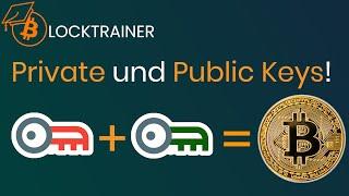 Was sind private & public keys?  Blocktrainer 1x1