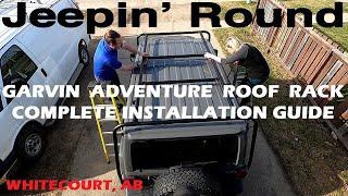 Installation guide for the Garvin Adventure Roof Rack