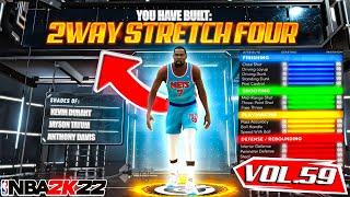 BEST 2 WAY STRETCH FOUR BUILD ON NBA 2K22 RARE BUILD SERIES VOL. 59