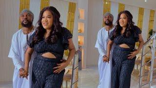 SEE WHAT ACTRESS TOYIN ABRAHAM DID TO HER HUSBAND KOLAWOLE AJEYEMI ON FATHERS DAY