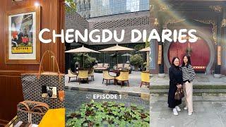 CHENGDU DIARIES EP 1  Brunch @Tivano shopping at Taikoo Li & IFS Daci Temple Dinner @Tao etc