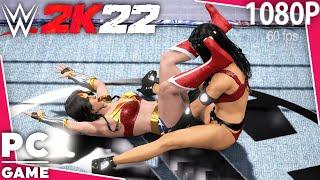 WWE 2K22  WONDER WOMAN V BIG BARDA  Requested Iron Woman Match 60 FPS PC