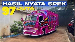 MODIFIKASI TRUCK CANTER HASIL NYATA SPEK 97 JUTA‼️