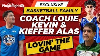 Exclusive Basketball Family Coach Louie. Kevin & Kieffer Alas—-Lovin’ The Game