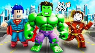 ROBLOX ALI POSTAJEMO SUPER HEROJI NA 24 SATA O