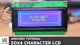 Arduino Tutorial 20x4 I2C Character LCD display with Arduino Uno from Banggood.com