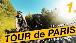 1000km Bikepacking München Paris 1 - Gravel Tour de Paris