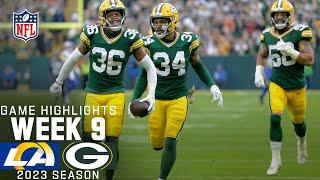 Los Angeles Rams vs. Green Bay Packers Game Highlights  NFL 2023 Week 9