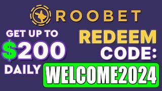 roobet bonus promo code WELCOME2024