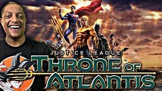 JUSTICE LEAGUE THRONE OF ATLANTIS  MOVIE REACTION  MY FIRST TIME WATCHING  AQUAMAN  MERA