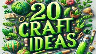 Top 20 Easy Handmade Craft Ideas Tutorial  Affordable DIY Decorations Craft Ideas at home