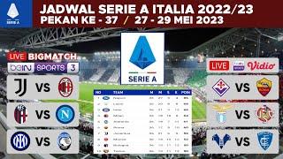 Jadwal Liga Italia Pekan 37 - Juventus vs AC Milan  Inter Milan vs Atalanta  Klasemen Serie A 2023