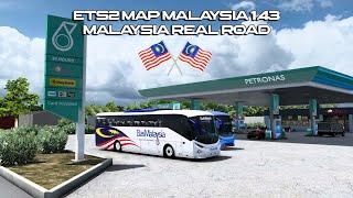 ETS2 Map Malaysia 1.43 Bas Malaysia  Map M.R.R by Yogi  Malaysia Real Road  1.43