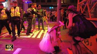 ［Itaewon 4K］Seoul Night Walk  이태원 Halloween Day 2023  