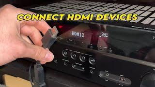 Yamaha AV Receiver How to Connect HDMI Devices