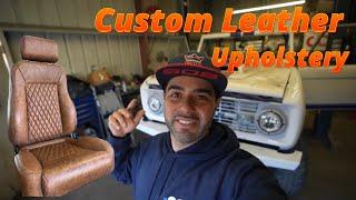 Making A Custom Leather Interior for a Classic Bronco Giveaway