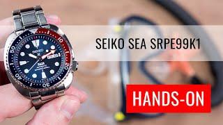 HANDS-ON Seiko Prospex Sea SRPE99K1 PADI Special Edition pepsi turtle