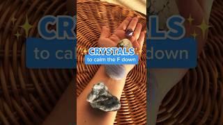 crystals to calm the f down ‍ #crystals #spirituality #shorts