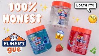 100% HONEST ELMERS SCENTED CLEAR SLIME REVIEW STORE BOUGHT SLIME