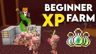 Minecraft EASY XP FARM TUTORIAL 1.18 & 1.19 Early Game Without Mob Spawner