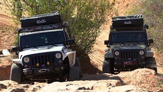 Gateway To Moab Trail  Easter Jeep Safari  Snow  Arches National Park Jeeping