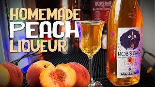 Simple Homemade Liqueurs Peach Liqueur or Schnapps