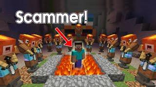 Trolling Blatant Scammers in Skyblock  Minecraft Hypixel