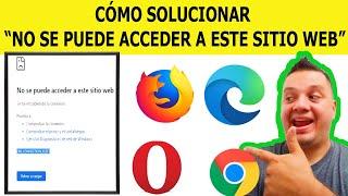   NO SE PUEDE ACCEDER A ESTE SITIO WEB EN NAVEGADOR SOLUCIONADO MUY FÁCIL