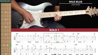 Wild Blue Guitar Cover John Mayer Tabs + Chords