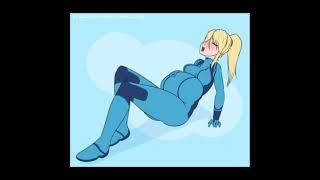 Vore Samus Enjoying Her Prey