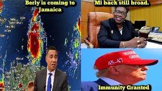 Hurricane Beryl Category 4 Heading to Jamaica + Black Jamaican Trump Supporter Calls in to Argue.