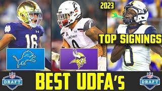 2023 NFL Draft BEST UDFA Signings 2023 NFL Draft Undrafted Free Agent Signings