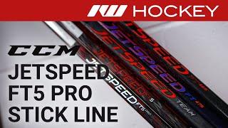 CCM JetSpeed FT5 Pro Stick Line  On-Ice Insight