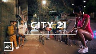 4K WALKING IN CHAPINERO AT BOGOTÁ NIGHT Colombia    Parque de los Hippies Part2