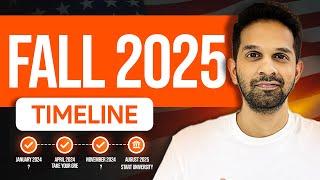 Fall 2025 MS Application Timeline   Your Ultimate Guide  MS in USA 