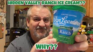 Hidden Valley Ranch Ice Cream Review  Walmart Exclusive  Van Leeuwen Ice Cream