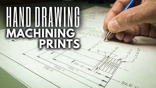 The Joy of Hand Drawing Machining Prints  INHERITANCE MACHINING