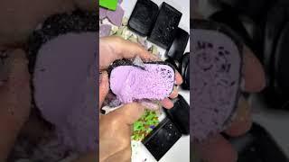 Soap cubes. Asmr soap cutting satisfying video #shorts