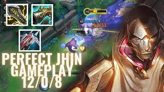 HOW TO PLAY THE PERFECT GAME WITH JHIN FULL BUILD AND RUNES