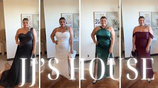 JJ’s House Try on Haul  Plus Size Try-on  Bridesmaid Dress  Wedding Guest Dresses  Curvy Try-On