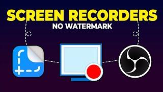 3 Best FREE Screen Recording Softwares for Windows PC - No Watermarks