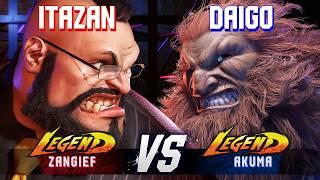 SF6 ▰ ITAZAN Zangief vs DAIGO Akuma ▰ High Level Gameplay